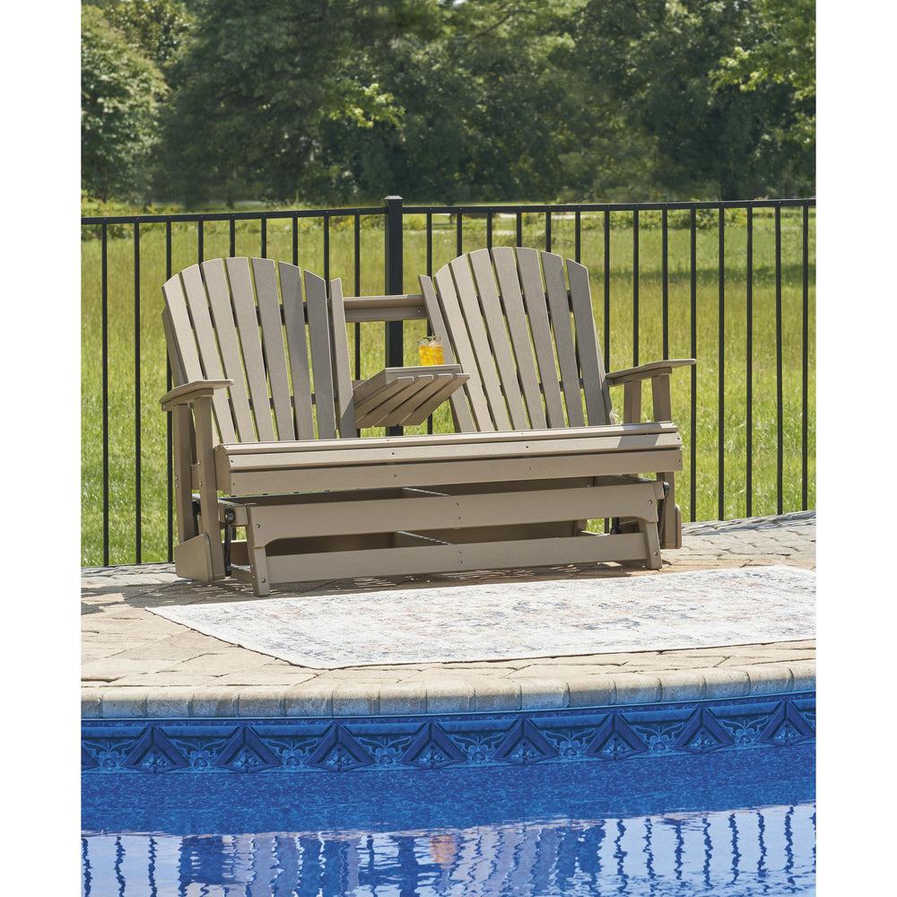  Signature Design by Ashley Hyland wave P114-835 Glider Loveseat IMAGE 8
