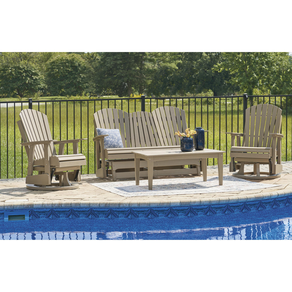  Signature Design by Ashley Hyland wave P114-835 Glider Loveseat IMAGE 9