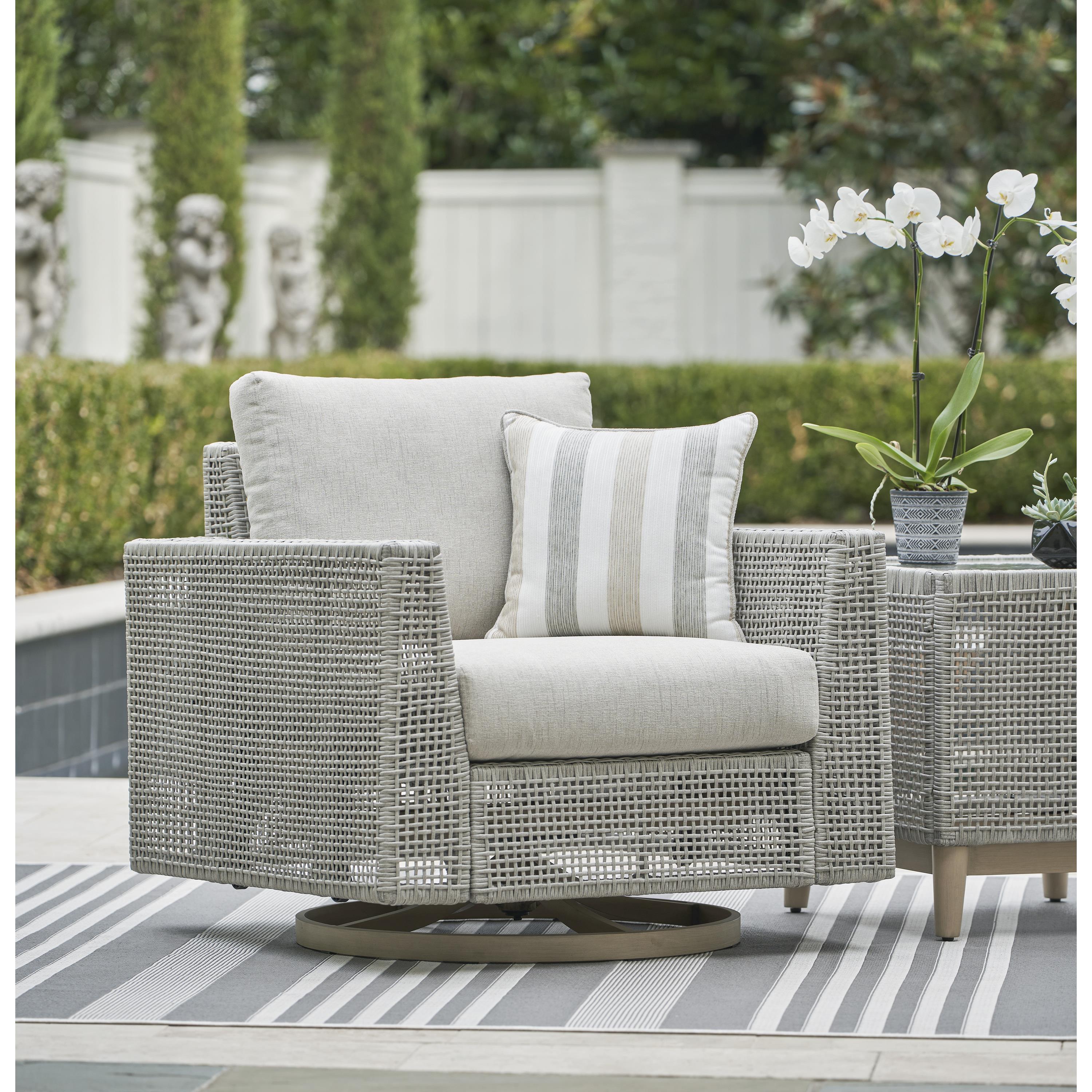  Signature Design by Ashley Seton Creek P798-821 Swivel Lounge with Cushion IMAGE 5