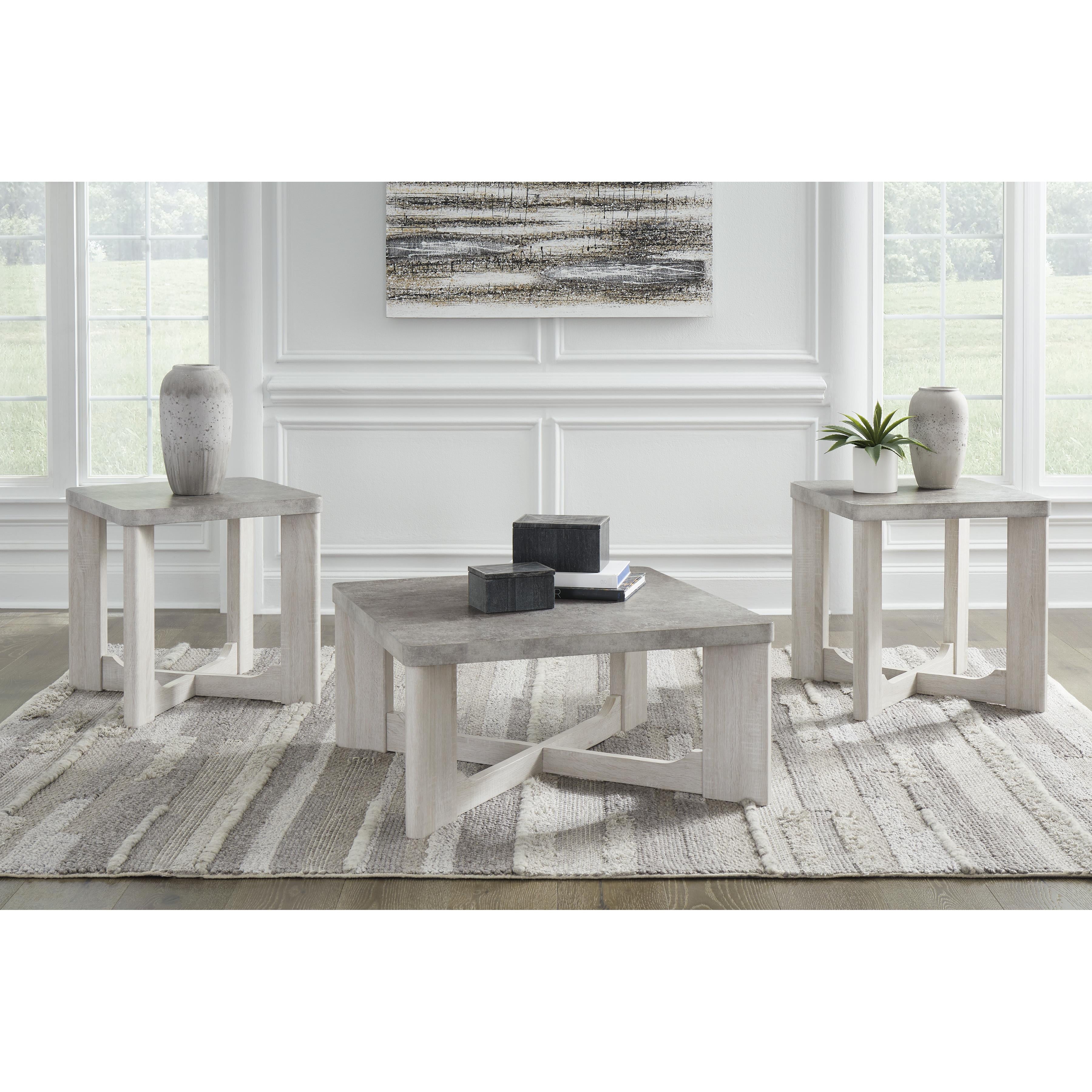  Signature Design by Ashley Garnilly T247-13 Occasional Table Set IMAGE 3