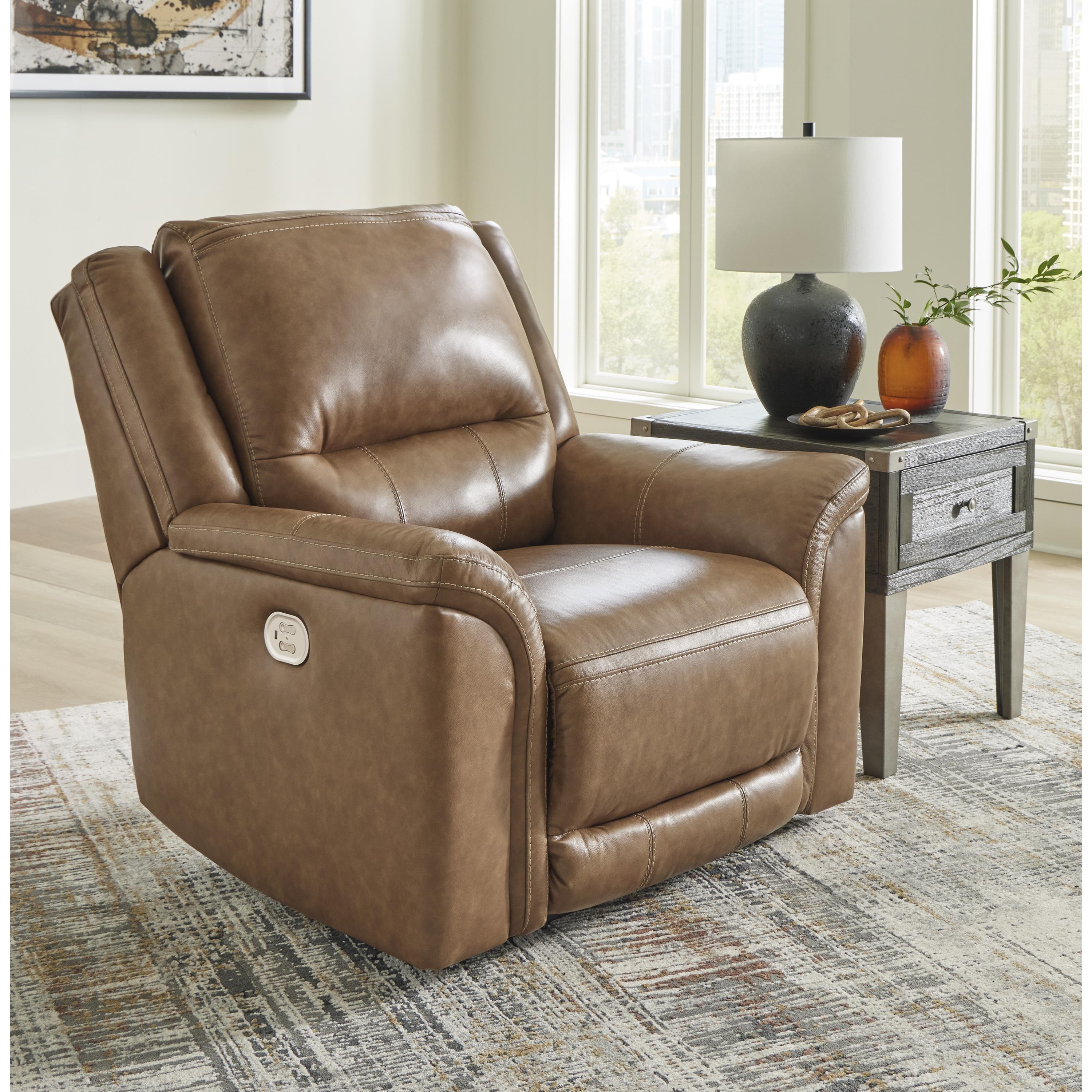  Signature Design by Ashley Trasimeno U8281513 Power Recliner with Adjustable Headrest IMAGE 8