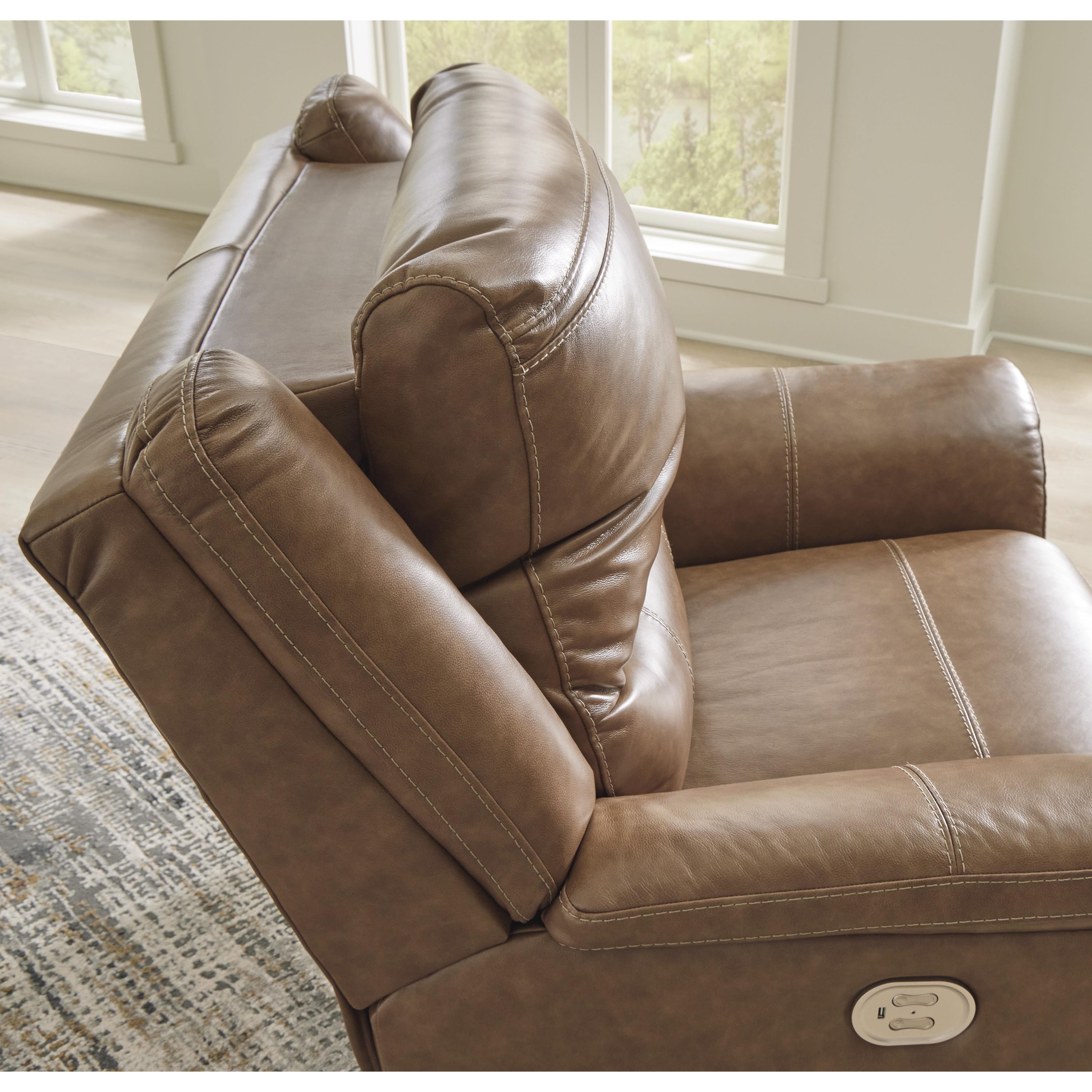  Signature Design by Ashley Trasimeno U8281518 Power Reclining Loveseat with Console and Adjustable Headrest IMAGE 10