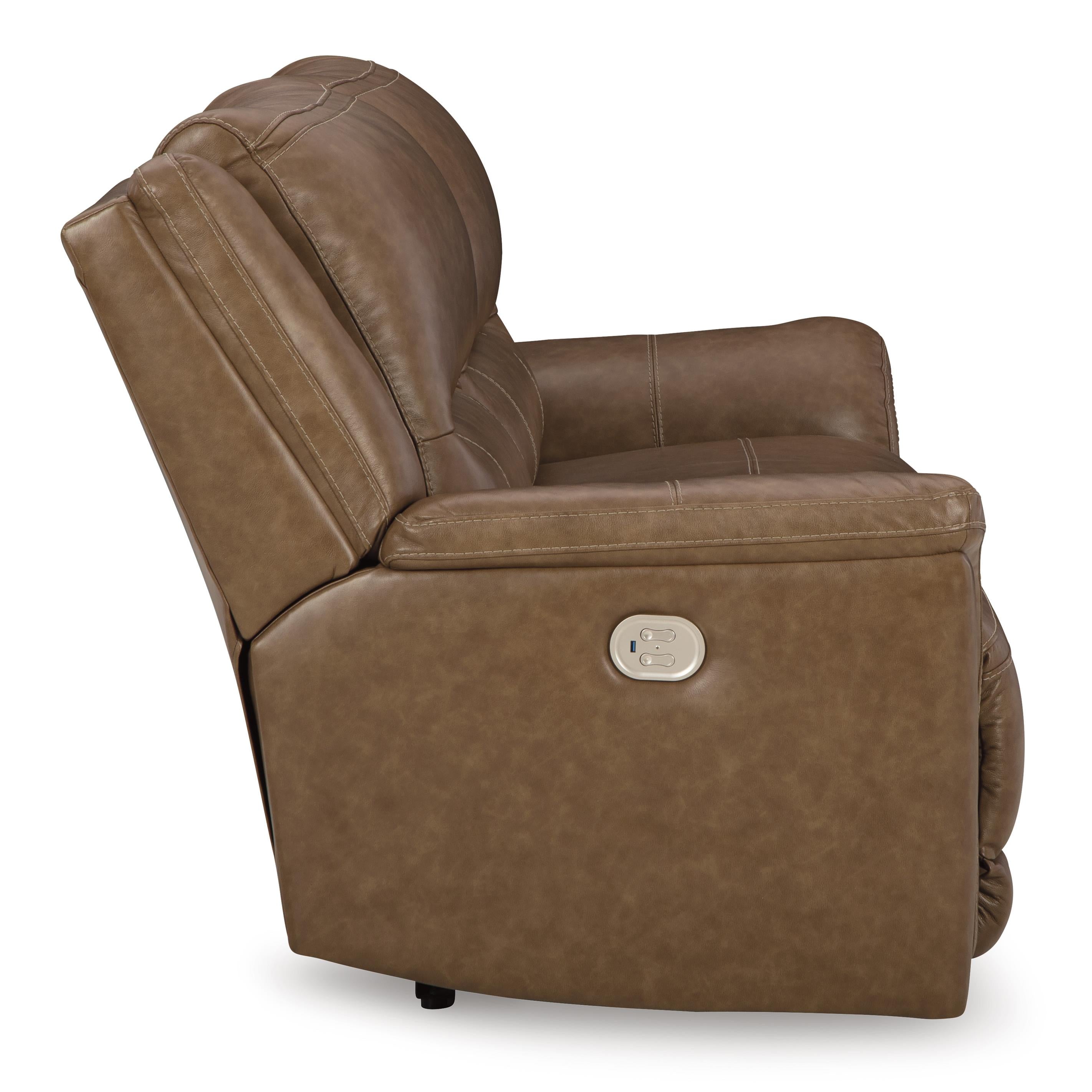 Signature Design by Ashley Trasimeno U8281547 2 Seat Power Reclining Sofa Adjustable Headrest IMAGE 4