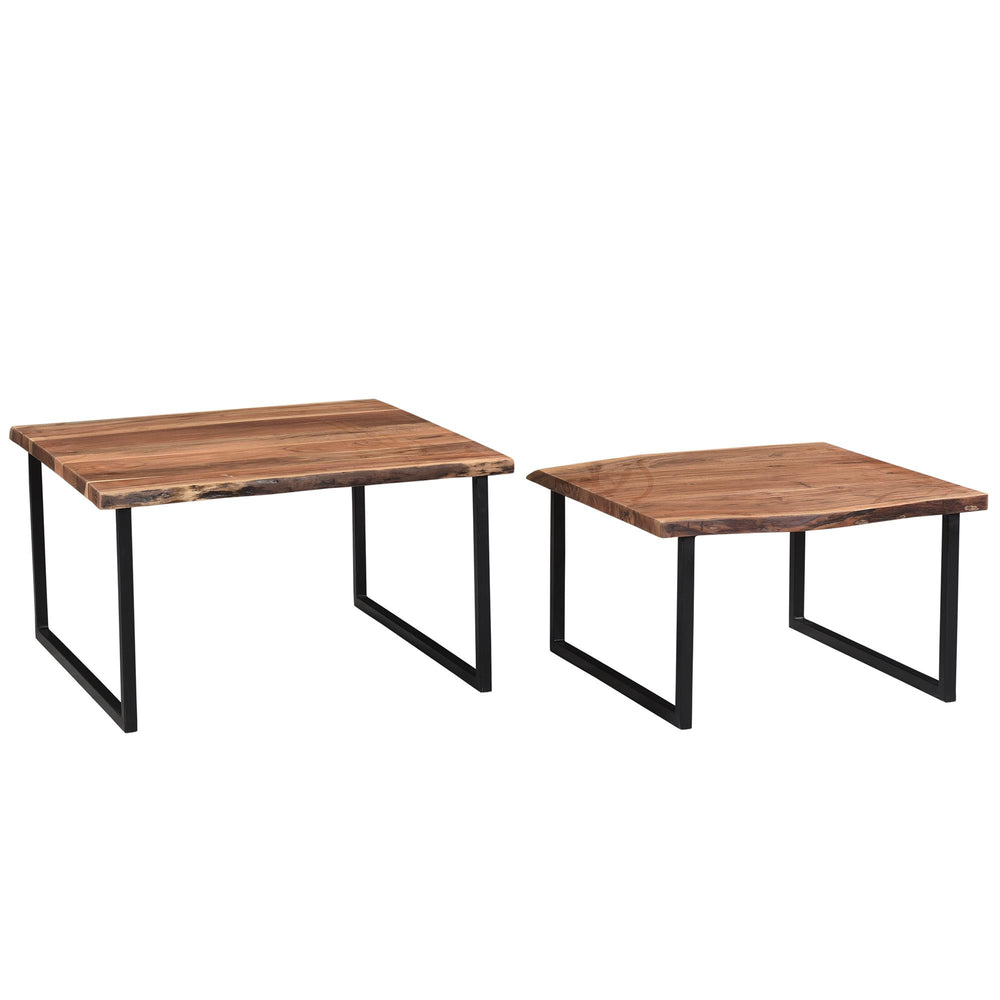  !nspire Jivin 303-676NAT 2 pc Coffee Table Set - Natural and Black IMAGE 7