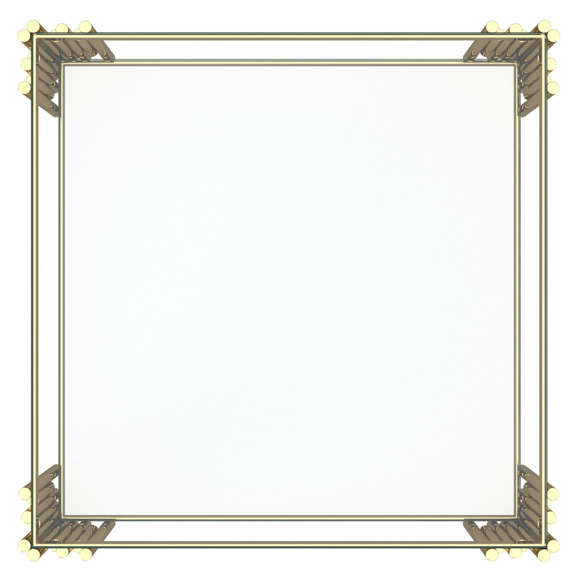  !nspire Estrel 501-630GL_L Large Accent Table - Gold IMAGE 4