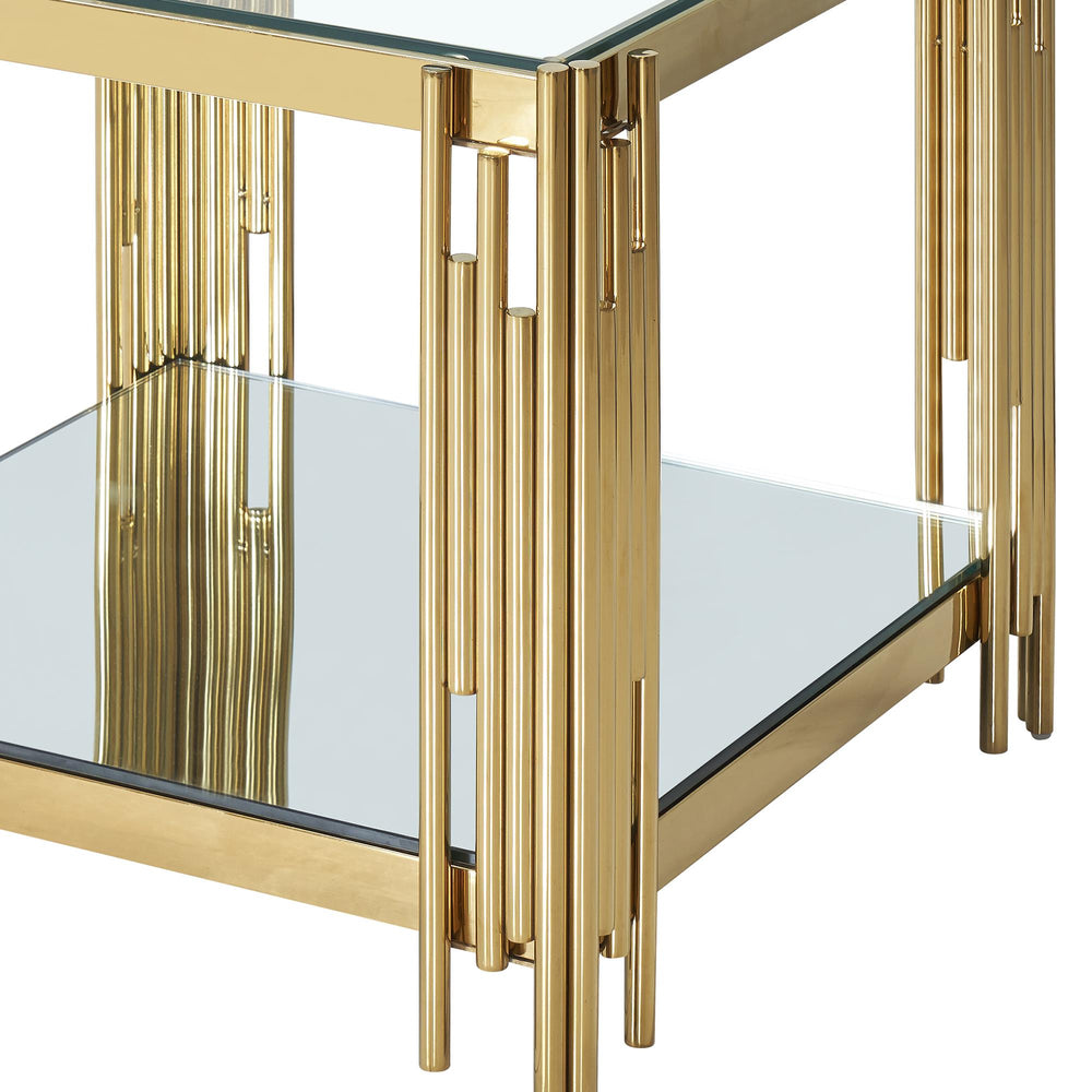  !nspire Estrel 501-630GL_L Large Accent Table - Gold IMAGE 7