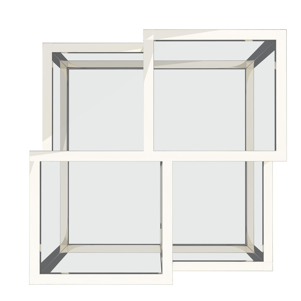  !nspire Casini 501-632CH Accent Table - Silver IMAGE 4