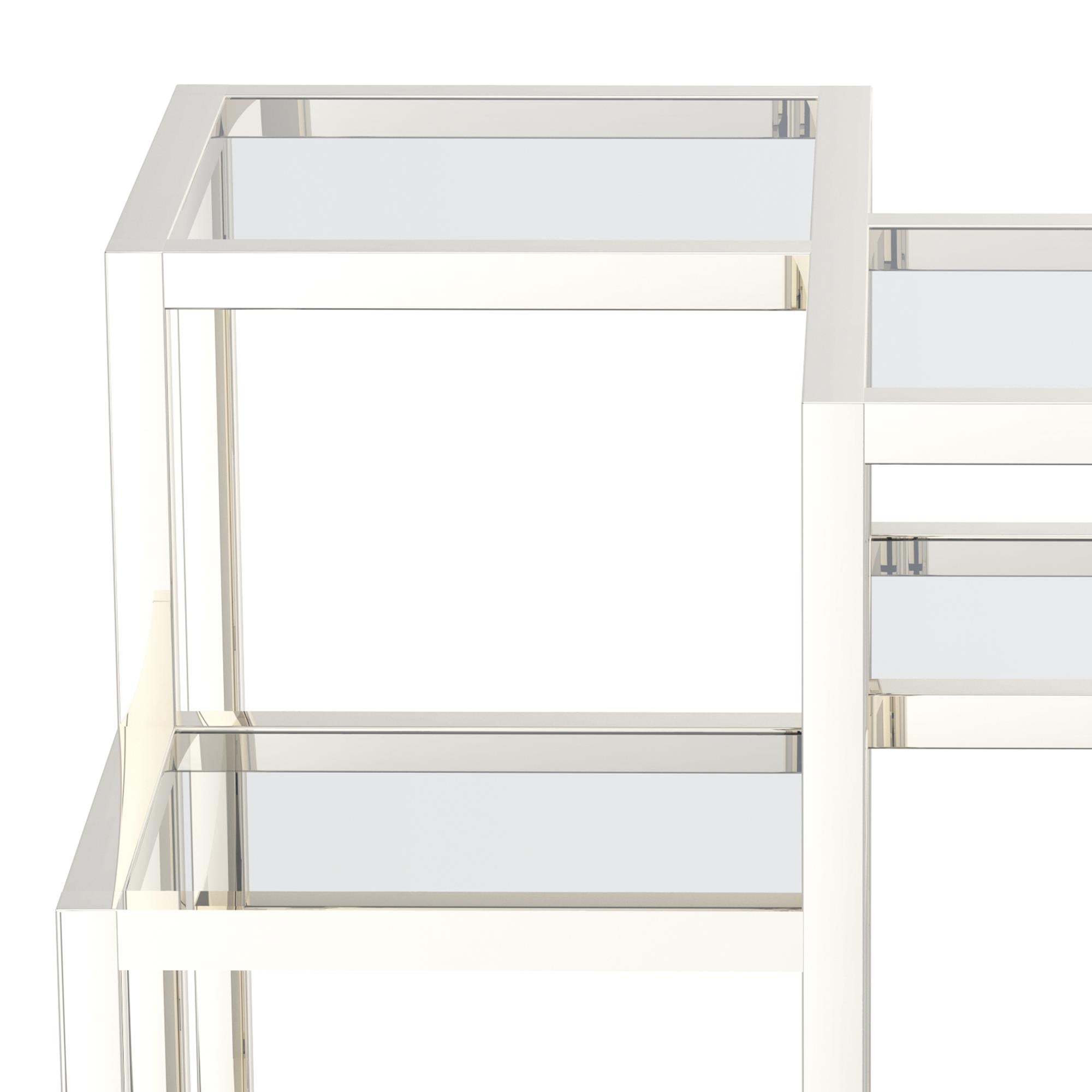  !nspire Casini 501-632CH Accent Table - Silver IMAGE 7