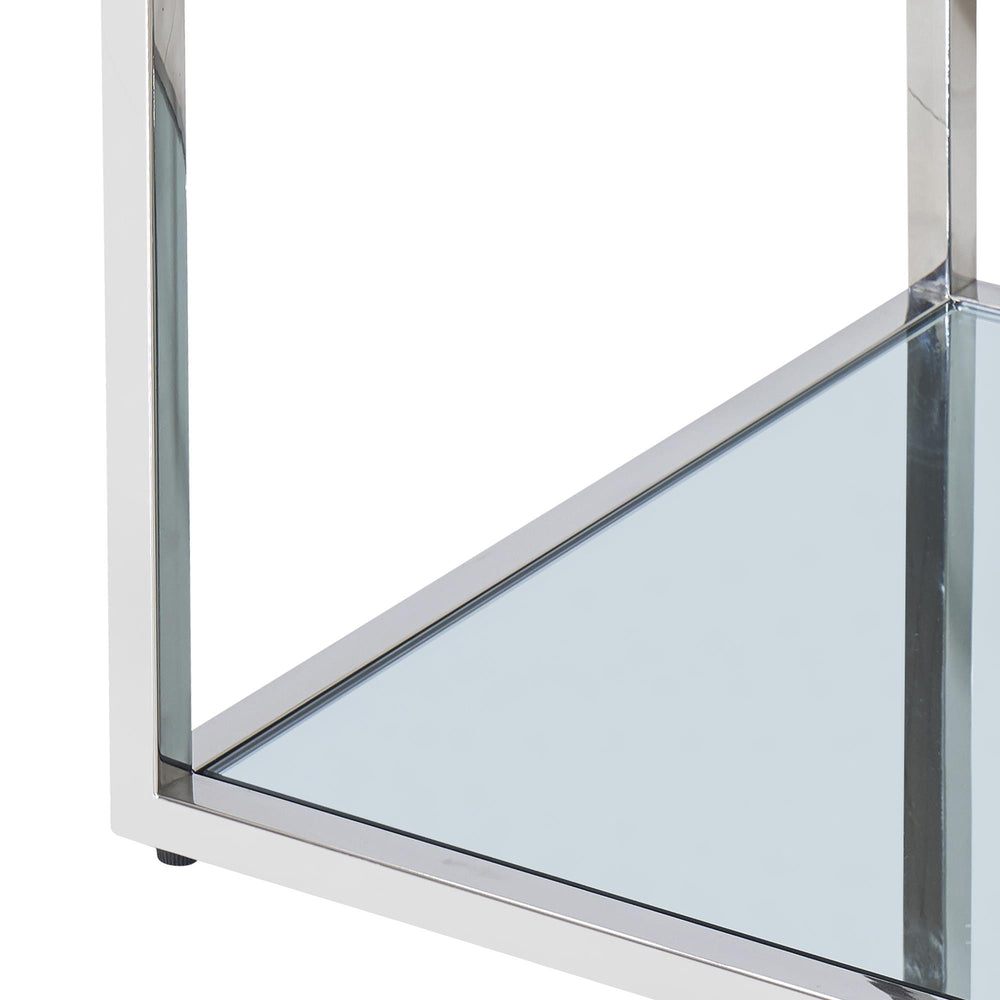  !nspire Casini 301-632CH_L Large Square Coffee Table - Silver IMAGE 6