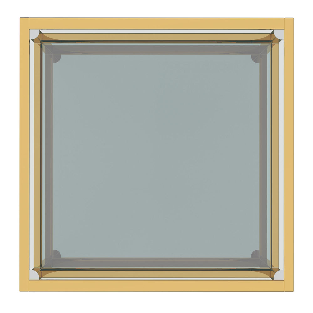  !nspire Casini 301-632GL_S Small Square Coffee Table - Gold IMAGE 4