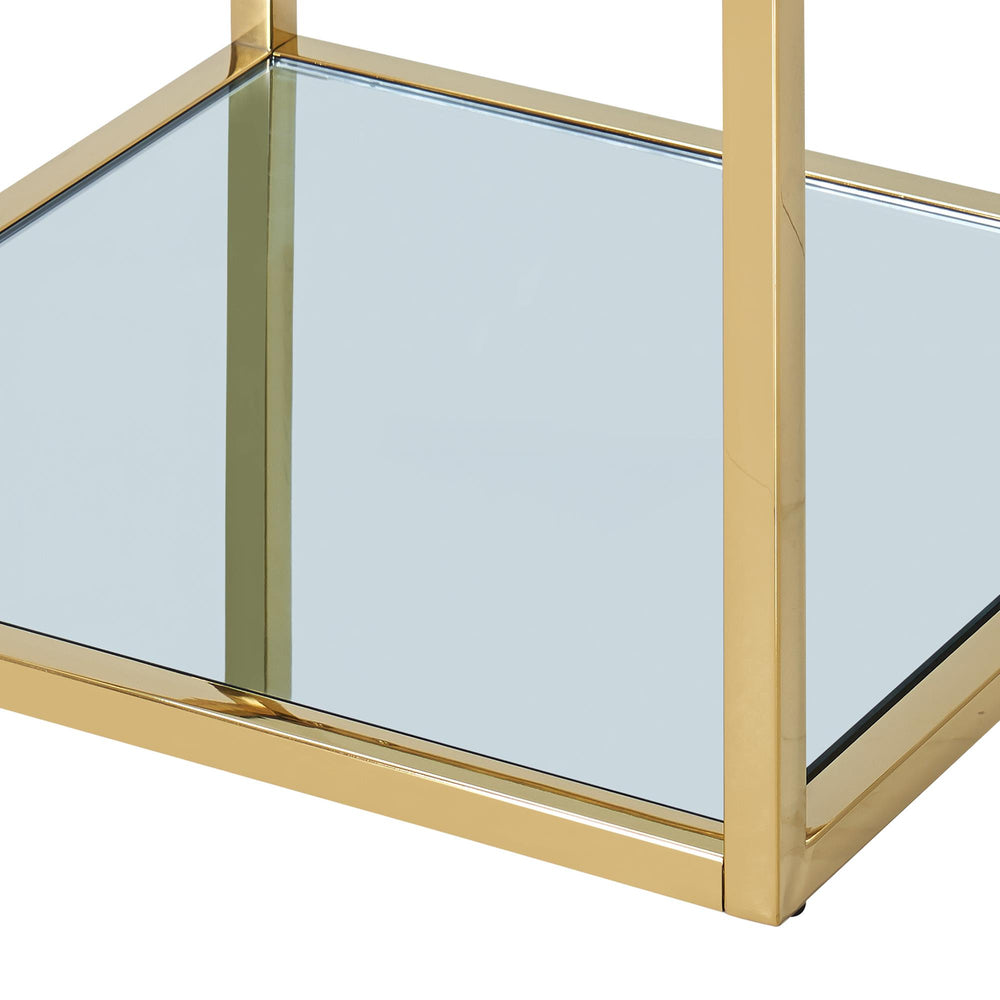  !nspire Casini 301-632GL_S Small Square Coffee Table - Gold IMAGE 6