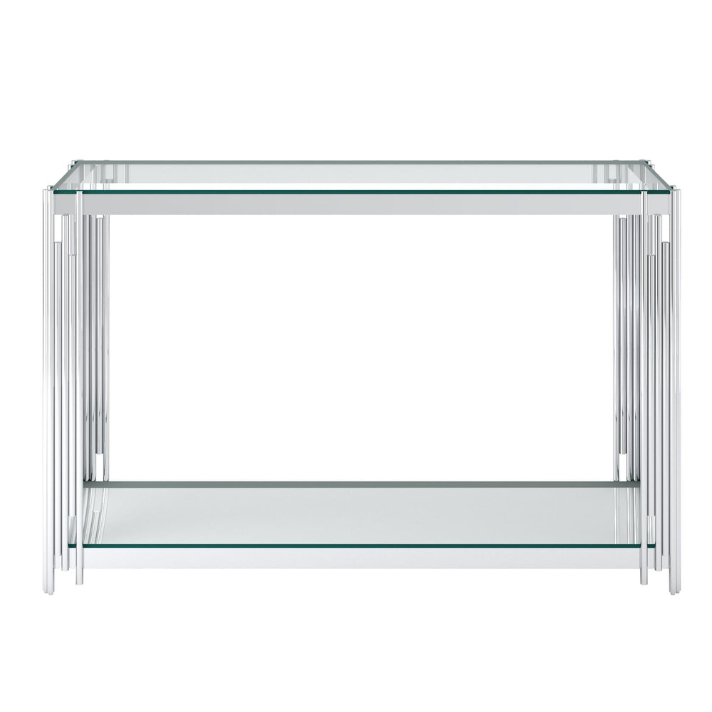  !nspire Estrel 502-630CH Console Table - Silver IMAGE 3