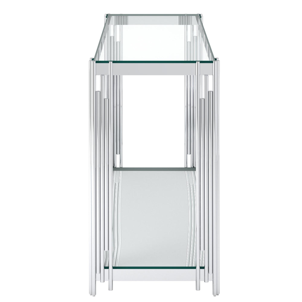  !nspire Estrel 502-630CH Console Table - Silver IMAGE 4