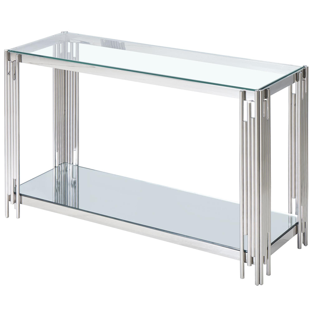  !nspire Estrel 502-630CH Console Table - Silver IMAGE 7