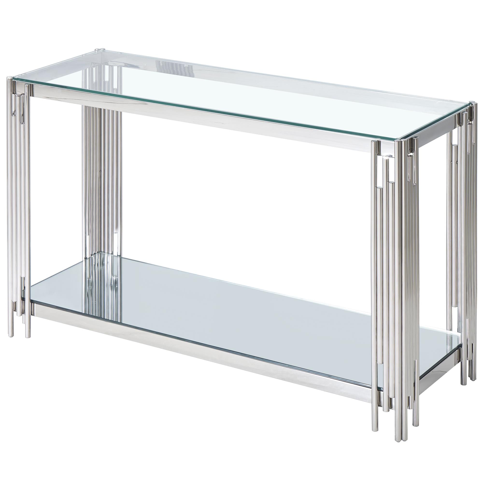  !nspire Estrel 502-630CH Console Table - Silver IMAGE 7