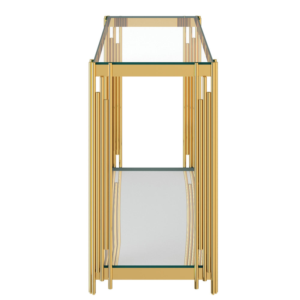  !nspire Estrel 502-630GL Console Table - Gold IMAGE 4