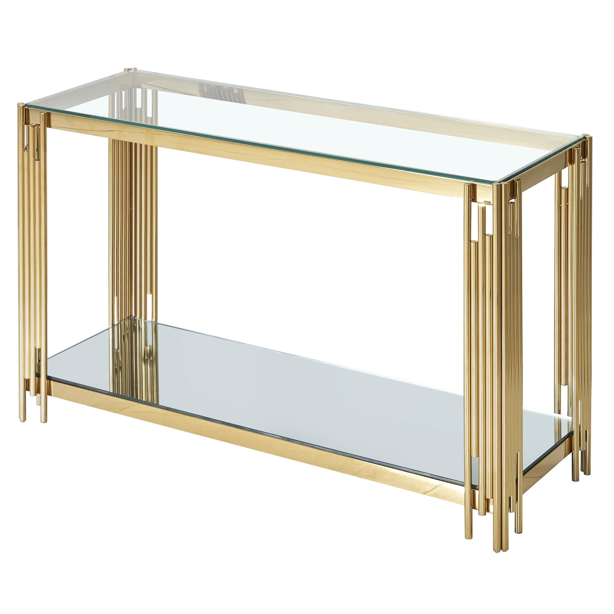  !nspire Estrel 502-630GL Console Table - Gold IMAGE 6
