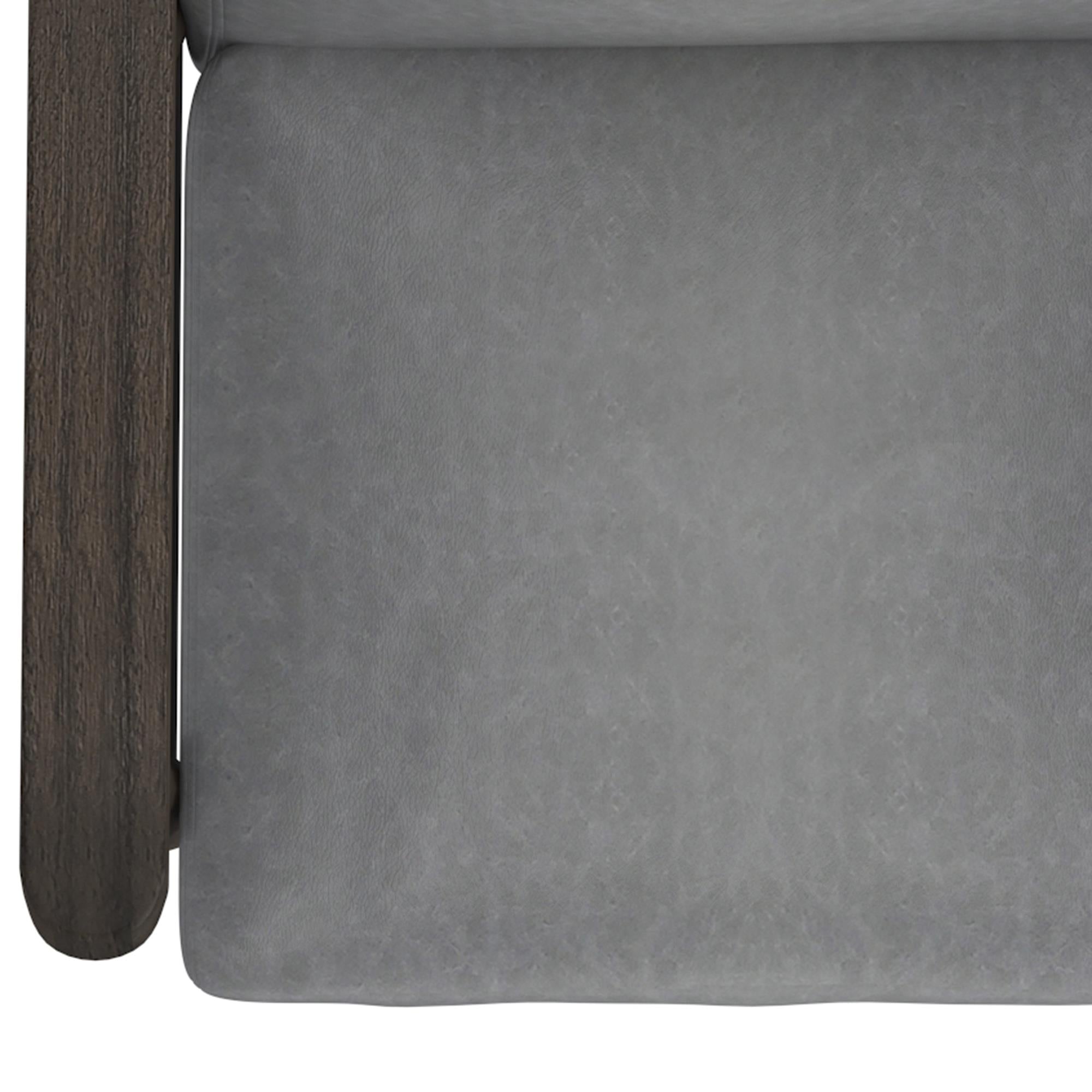  Worldwide Home Furnishings Wilder 403-589GY Accent Chair - Grey and Weathered Brown IMAGE 7
