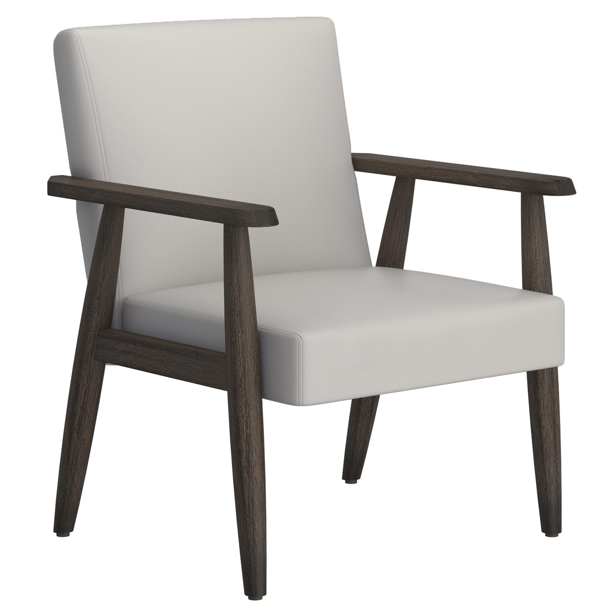  Worldwide Home Furnishings Wilder 403-589GB Accent Chair - Grey-Beige and Weathered Brown IMAGE 1