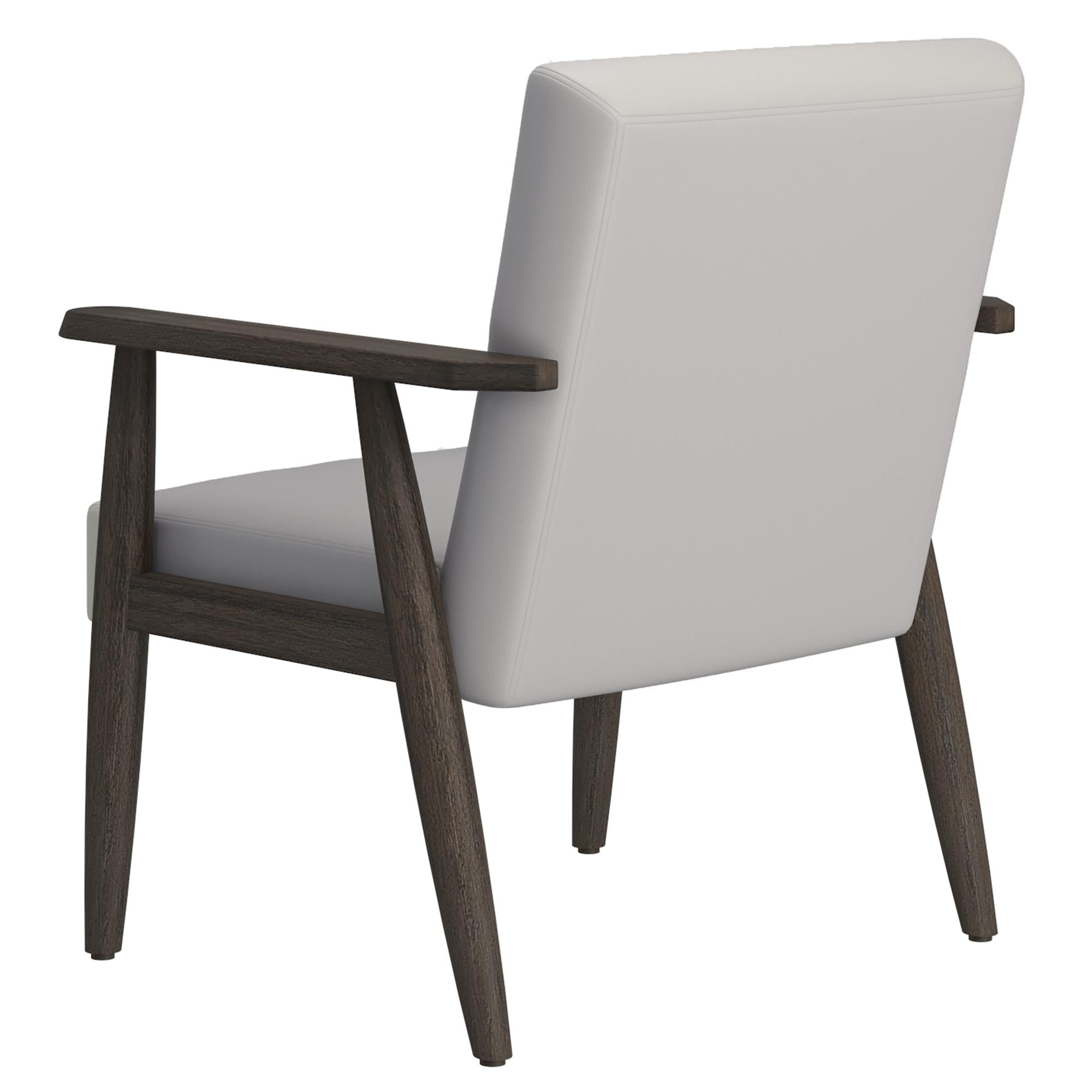  Worldwide Home Furnishings Wilder 403-589GB Accent Chair - Grey-Beige and Weathered Brown IMAGE 3
