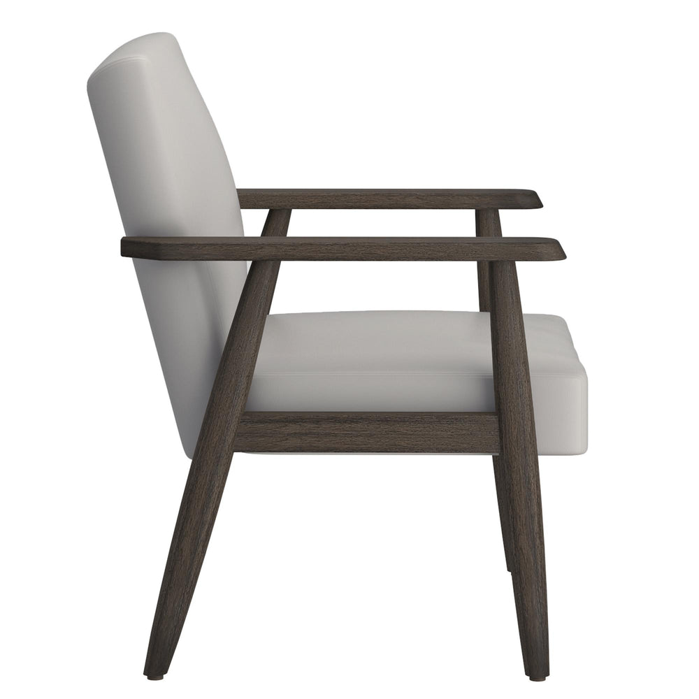  Worldwide Home Furnishings Wilder 403-589GB Accent Chair - Grey-Beige and Weathered Brown IMAGE 4