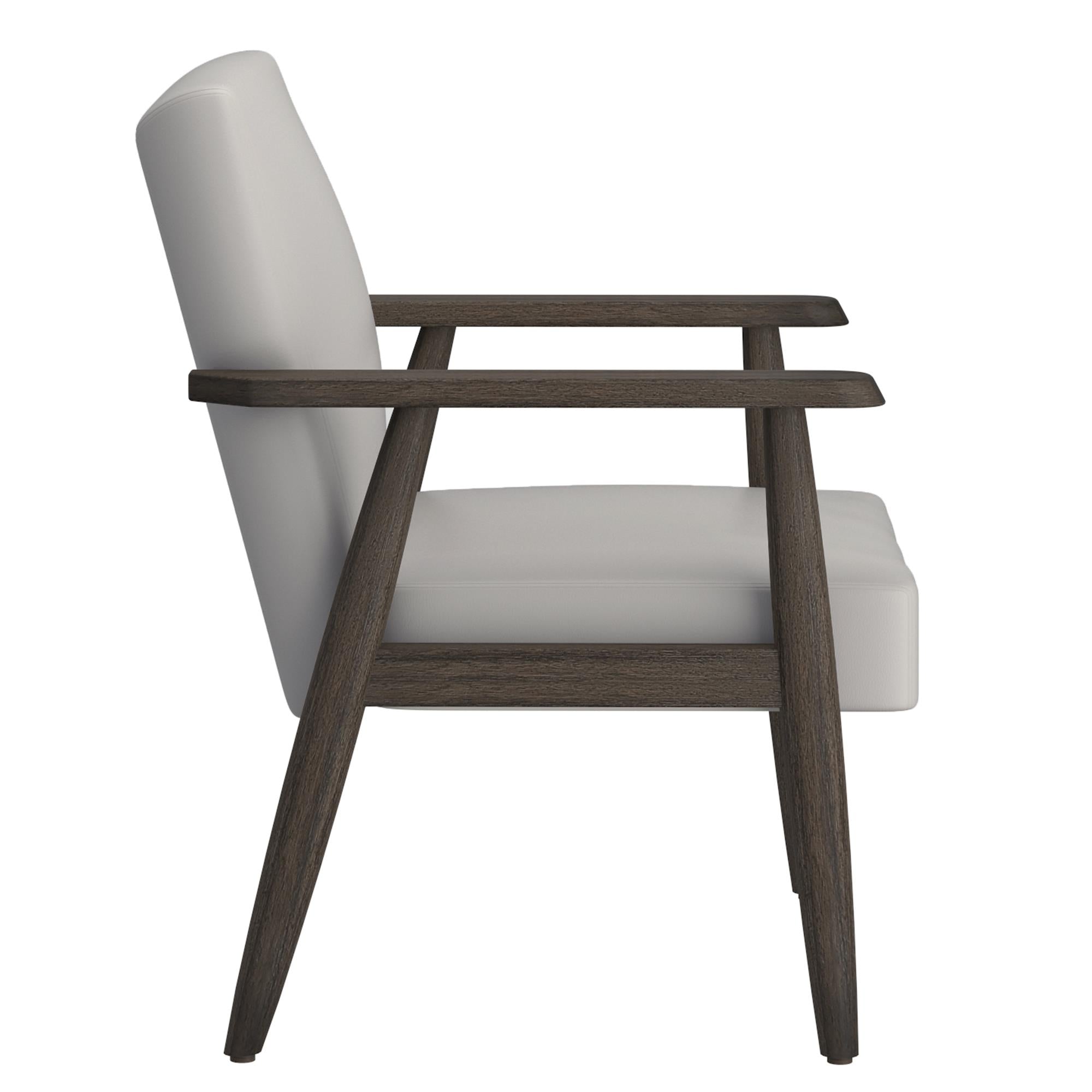  Worldwide Home Furnishings Wilder 403-589GB Accent Chair - Grey-Beige and Weathered Brown IMAGE 4