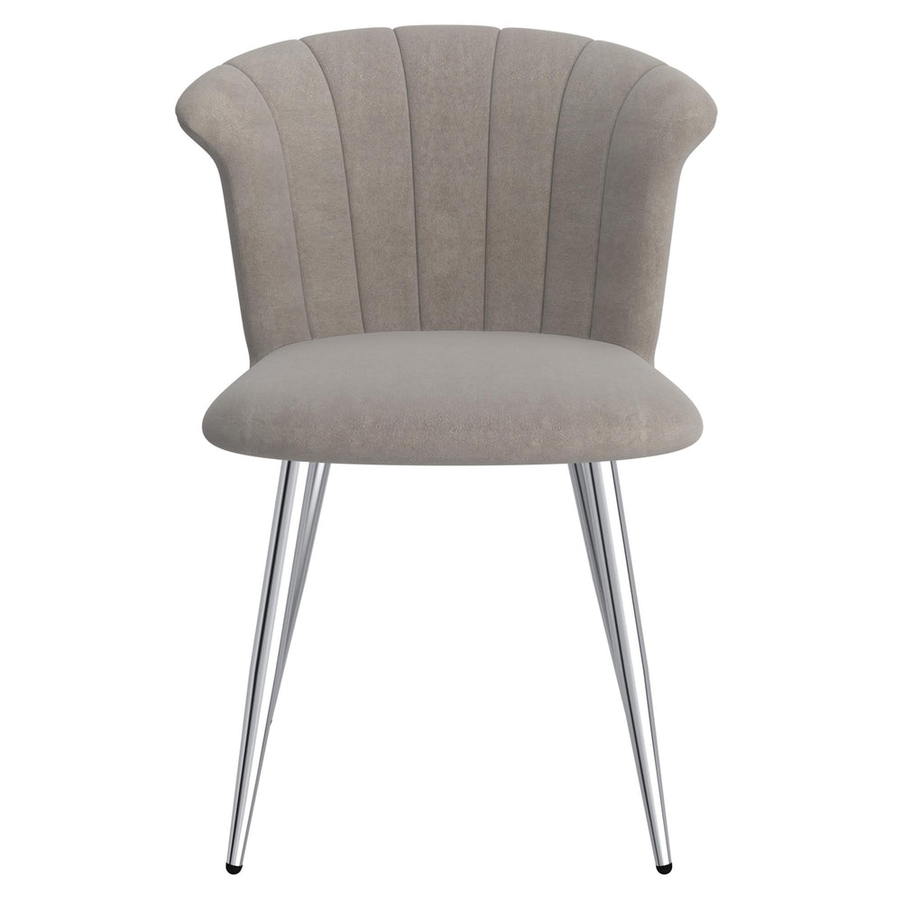  !nspire Orchid 202-651GY_CH Dining Chair - Grey and Chrome IMAGE 5