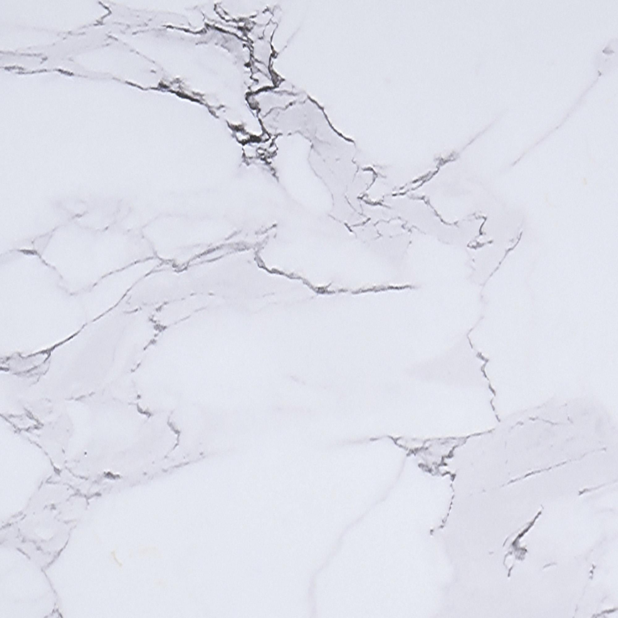  !nspire Zilo 201-671GD_S 40" Round Dining Table - White Faux Marble and Aged Gold IMAGE 4