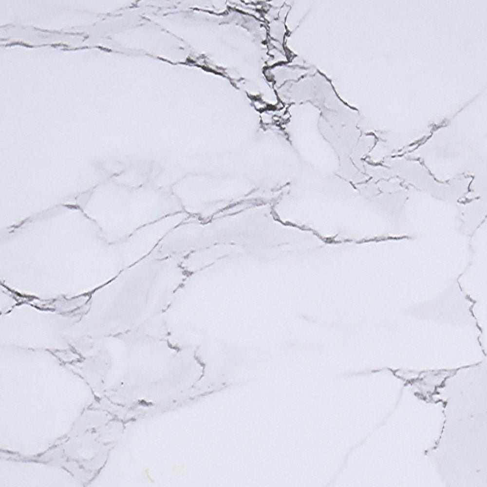  !nspire Zilo 201-671GD_L 48" Round Dining Table - White Faux Marble and Aged Gold IMAGE 4