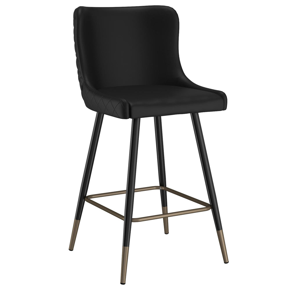  !nspire Xander 203-620BK 26" Counter Stool - Black IMAGE 1
