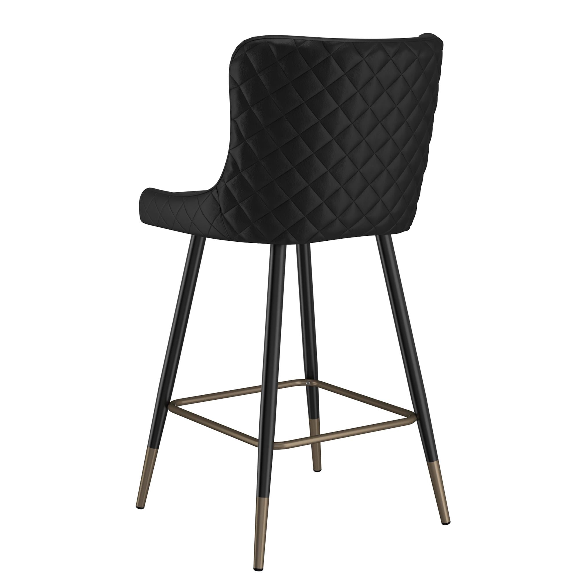  !nspire Xander 203-620BK 26" Counter Stool - Black IMAGE 3
