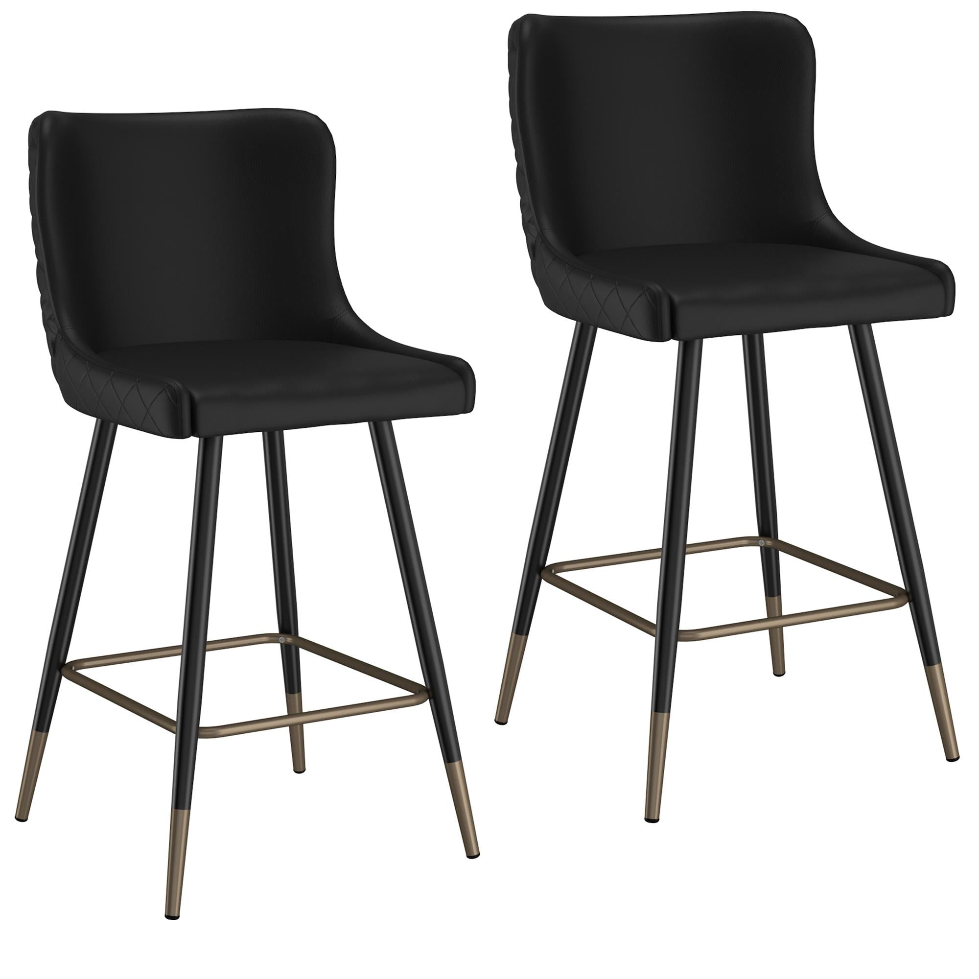  !nspire Xander 203-620BK 26" Counter Stool - Black IMAGE 7