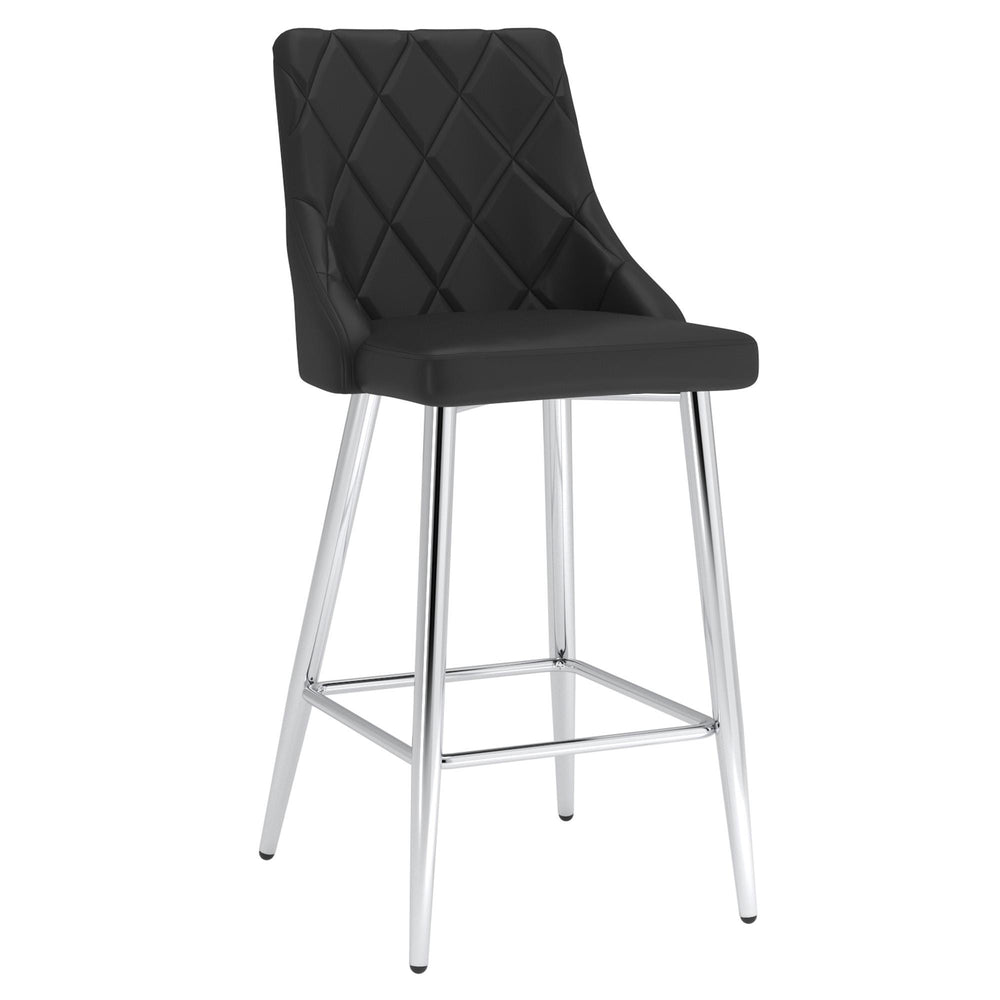  !nspire Devo 203-087BK 26" Counter Stool - Black IMAGE 1