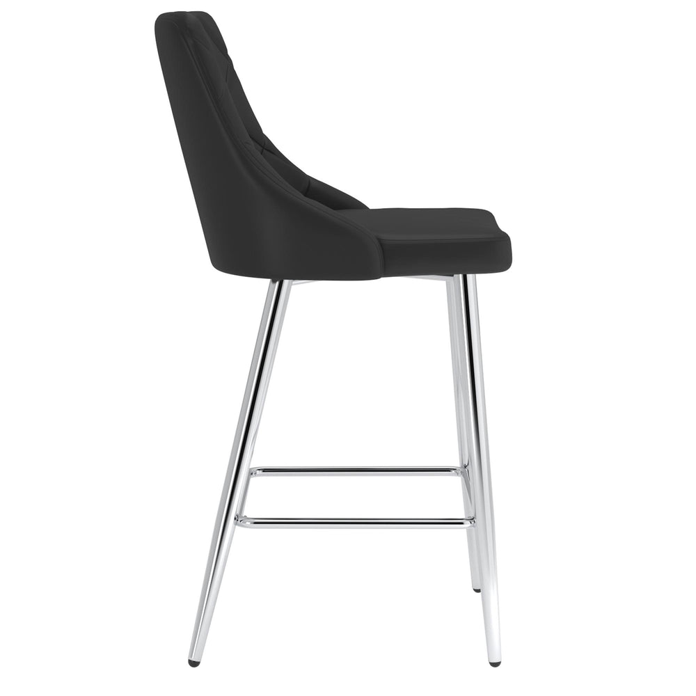  !nspire Devo 203-087BK 26" Counter Stool - Black IMAGE 5