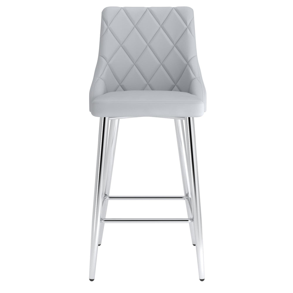  !nspire Devo 203-087LG 26" Counter Stool - Light Grey IMAGE 4
