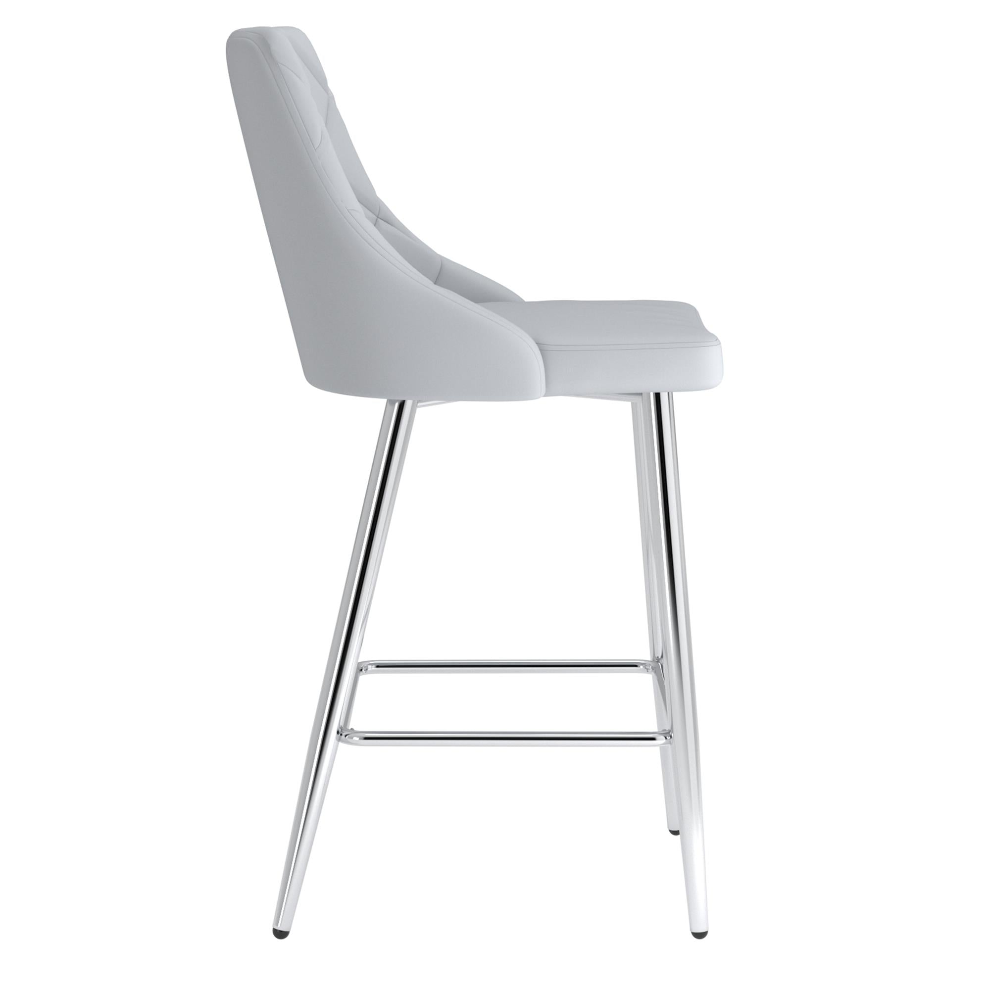  !nspire Devo 203-087LG 26" Counter Stool - Light Grey IMAGE 5