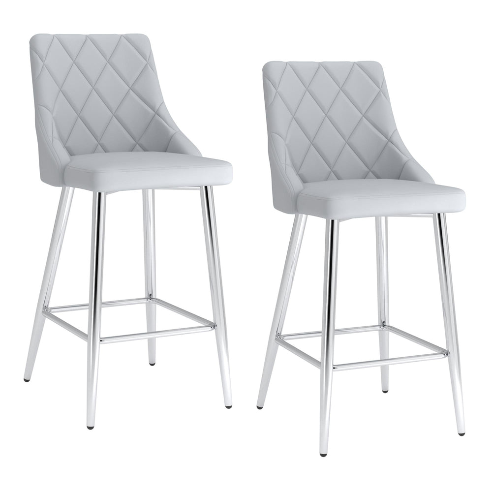  !nspire Devo 203-087LG 26" Counter Stool - Light Grey IMAGE 7