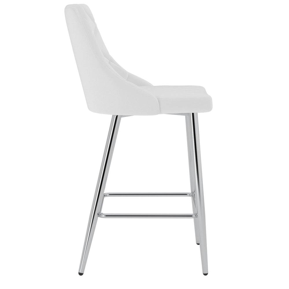 !nspire Devo 203-087WT 26" Counter Stool - White IMAGE 5
