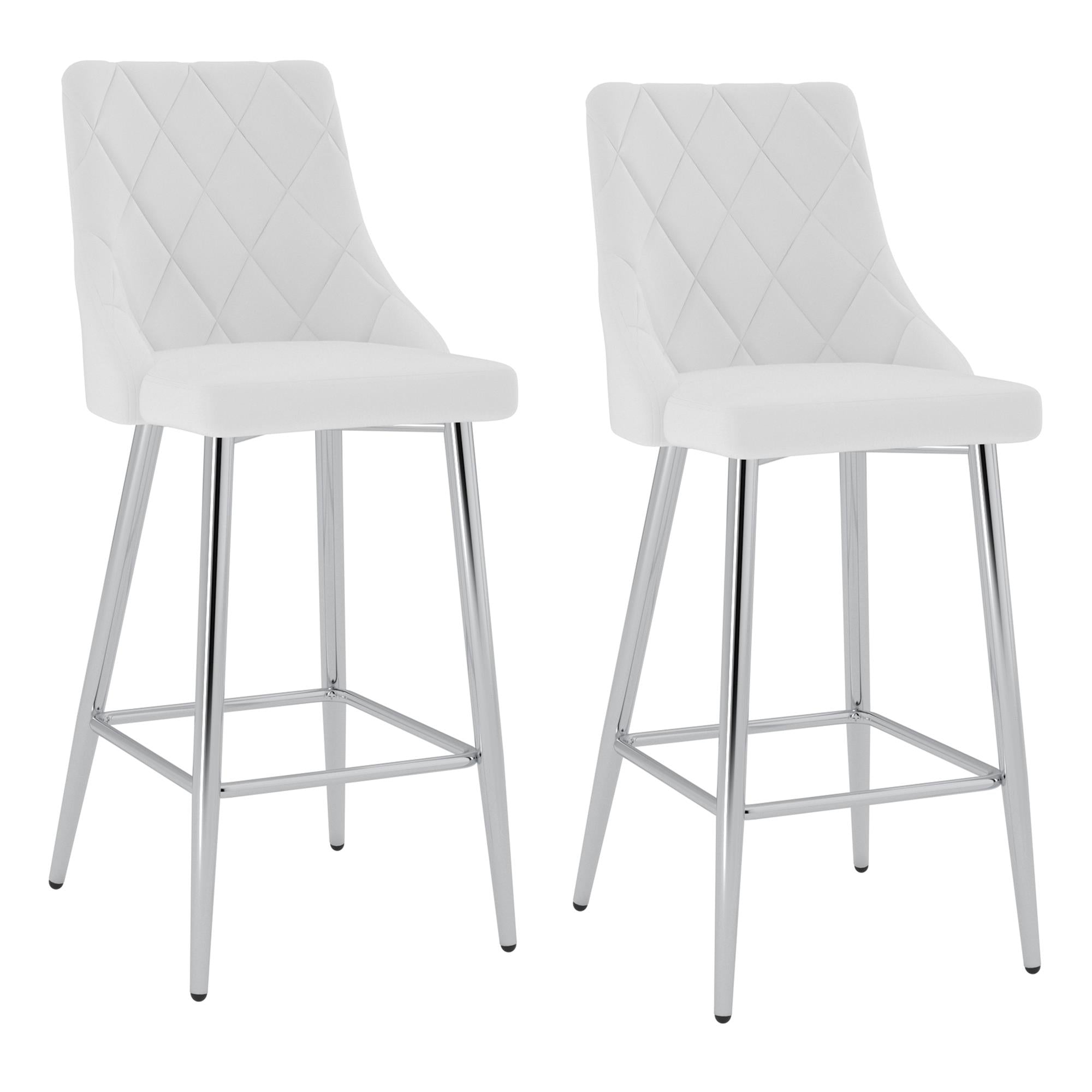  !nspire Devo 203-087WT 26" Counter Stool - White IMAGE 7
