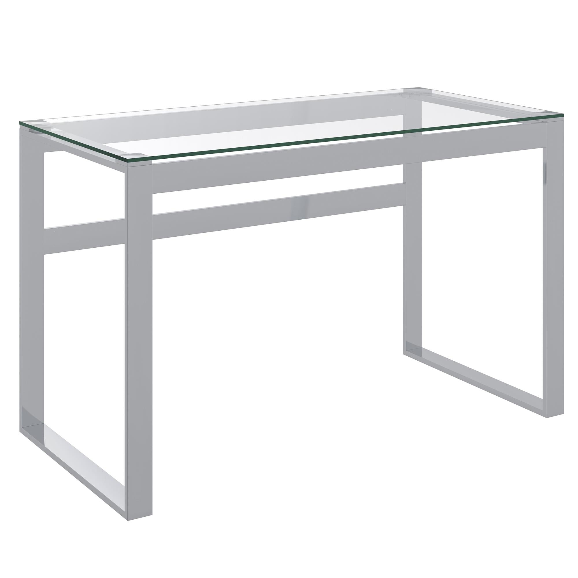  !nspire Zevon 801-408CH Desk - Silver IMAGE 1