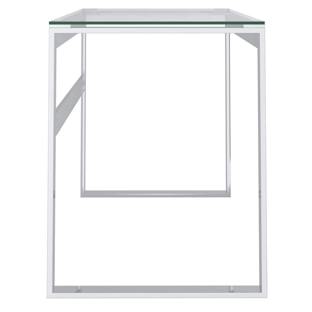  !nspire Zevon 801-408CH Desk - Silver IMAGE 4