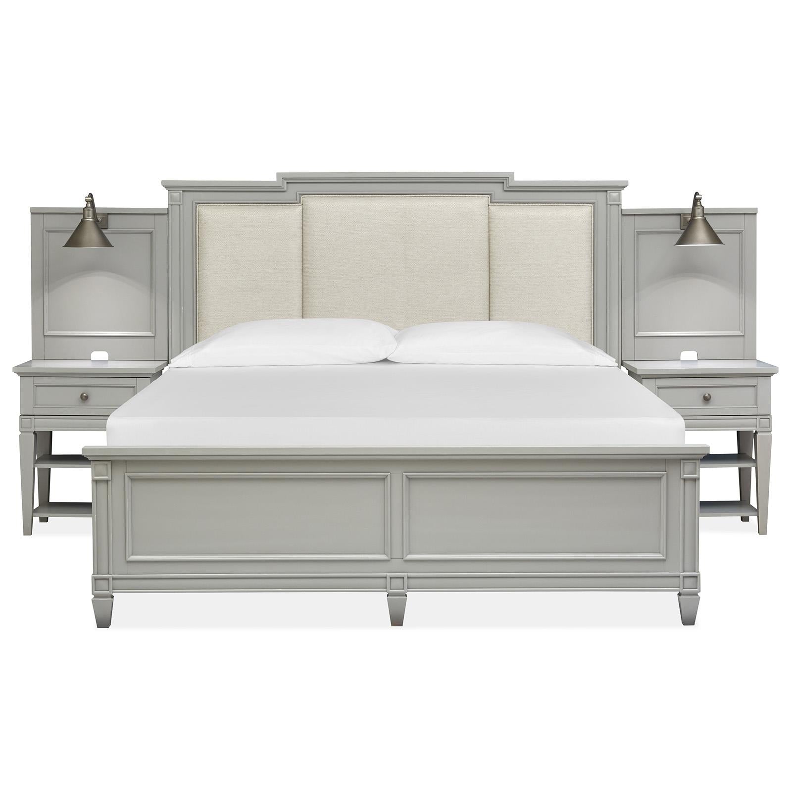  Magnussen Glenbrook B5668-75B California King Wall Bed with Upholstered Headboard IMAGE 2