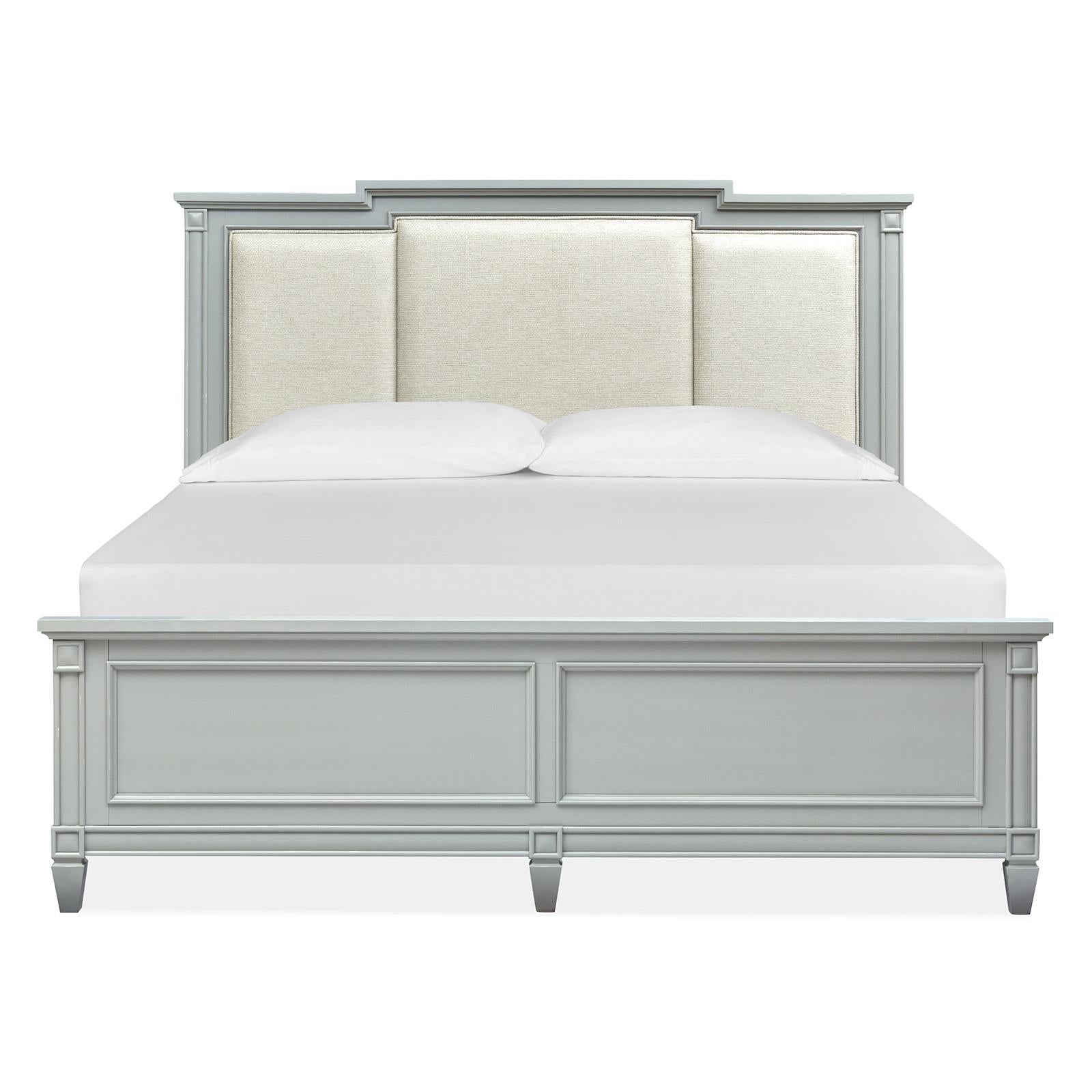  Magnussen Glenbrook B5668-75 California King Panel Bed with Upholstered Headboard IMAGE 2