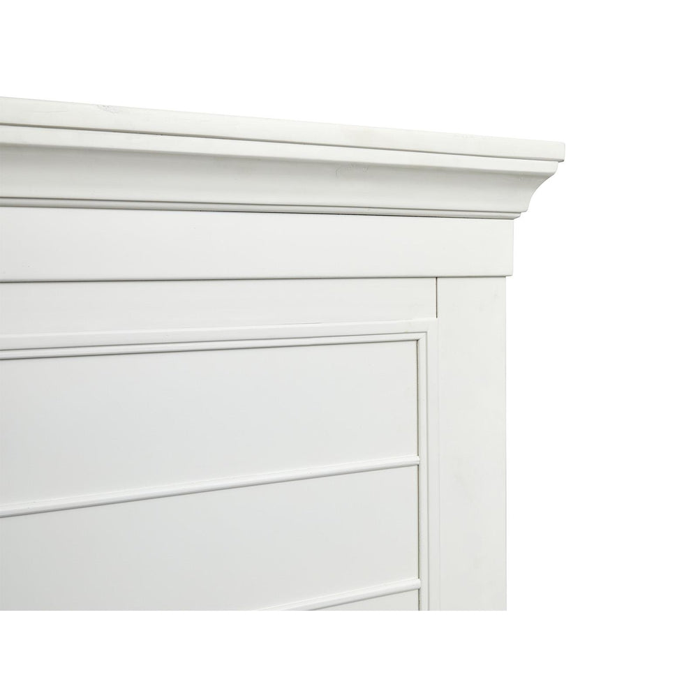  Magnussen Charleston B5611-64WH King Panel Bed - White IMAGE 4