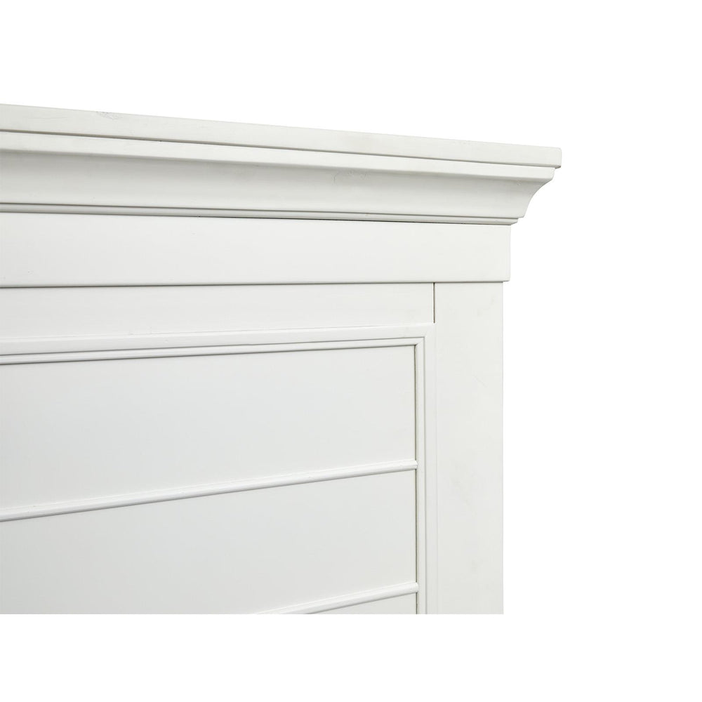  Magnussen Charleston B5611-55WH Queen Panel Storage Bed - White IMAGE 5