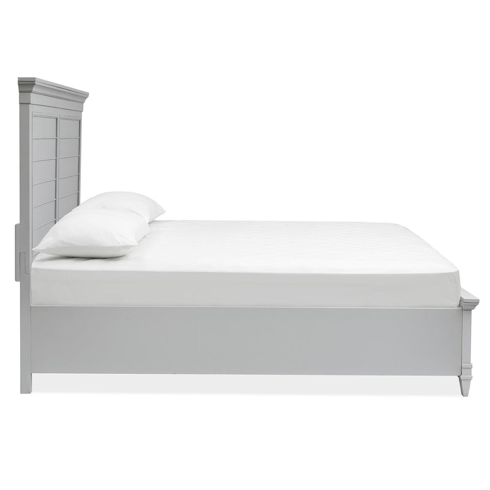  Magnussen Charleston B5611-54GY Queen Panel Bed - Grey IMAGE 3