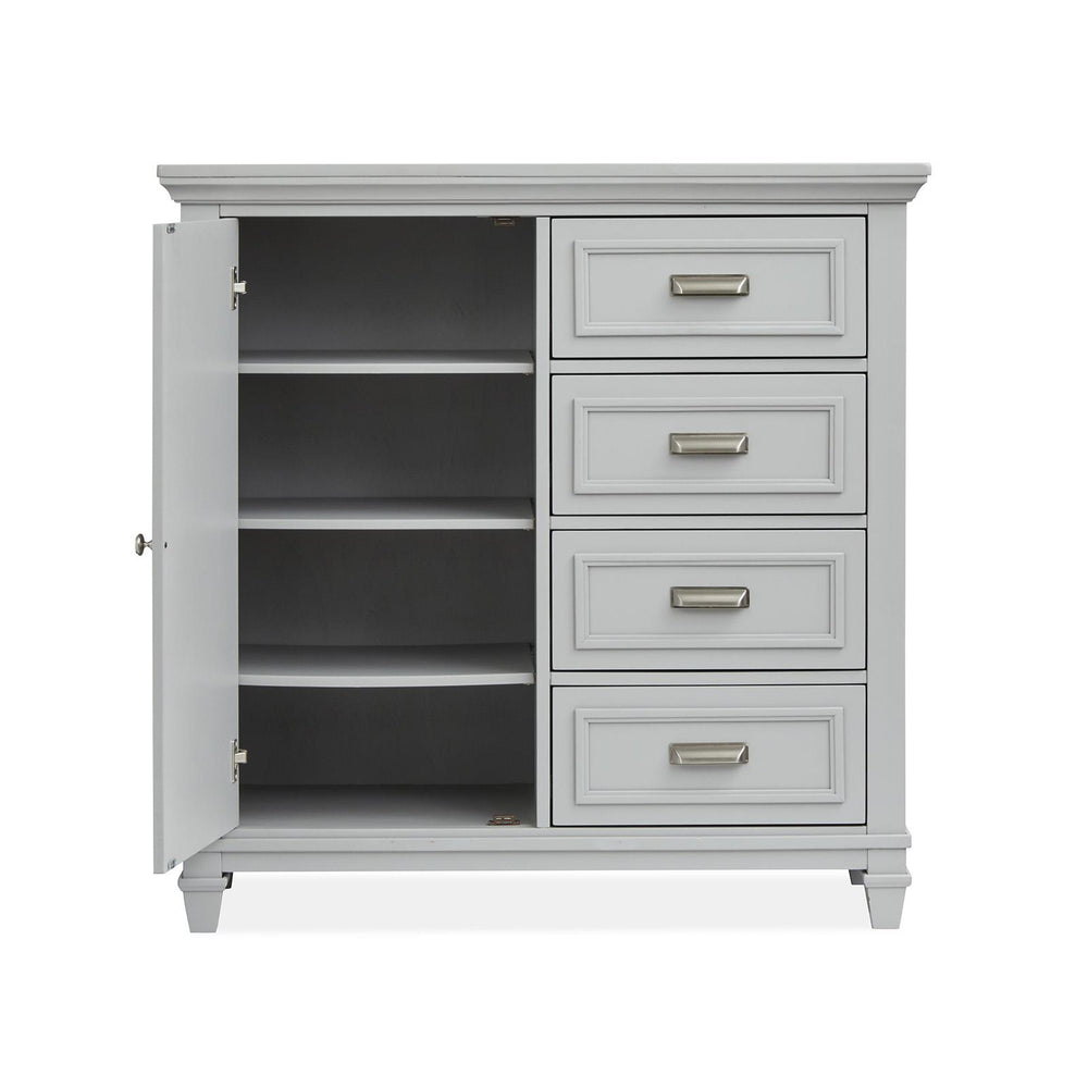  Magnussen Charleston B5611-13GY Door Chest - Grey IMAGE 4