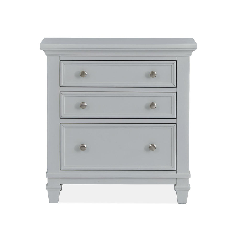  Magnussen Charleston B5611-01GY Drawer Nightstand - Grey IMAGE 3