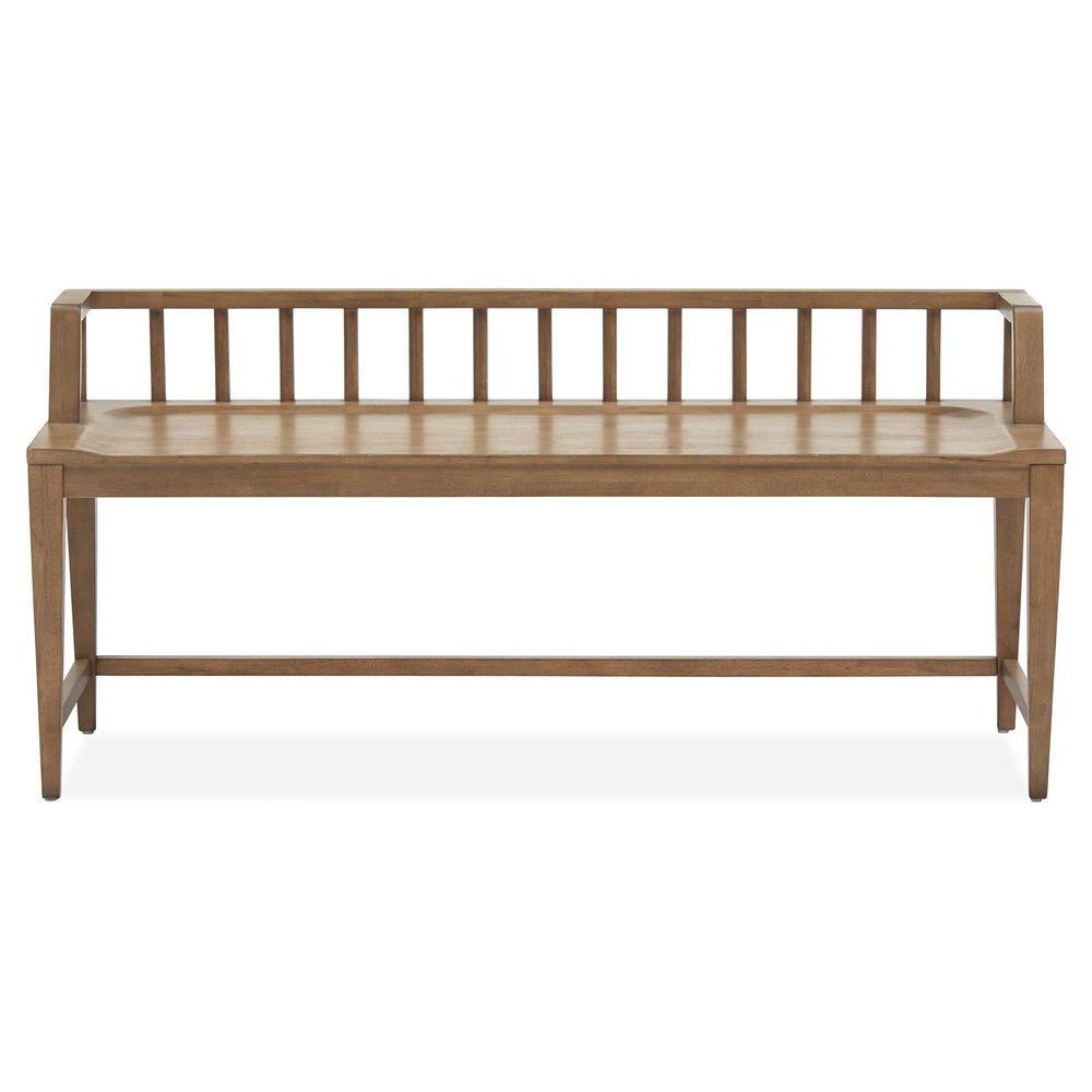  Magnussen Lindon D5570-79 Arm Bench with Low Back IMAGE 2