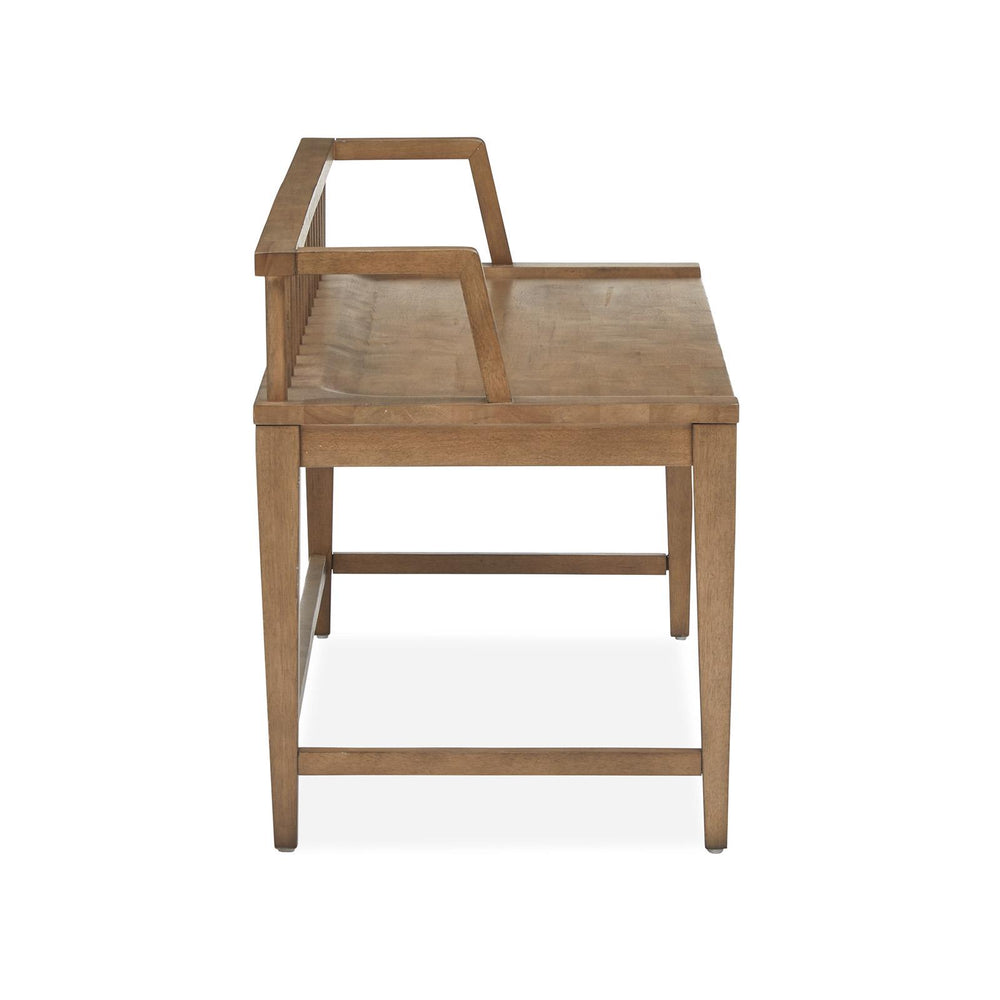  Magnussen Lindon D5570-79 Arm Bench with Low Back IMAGE 3